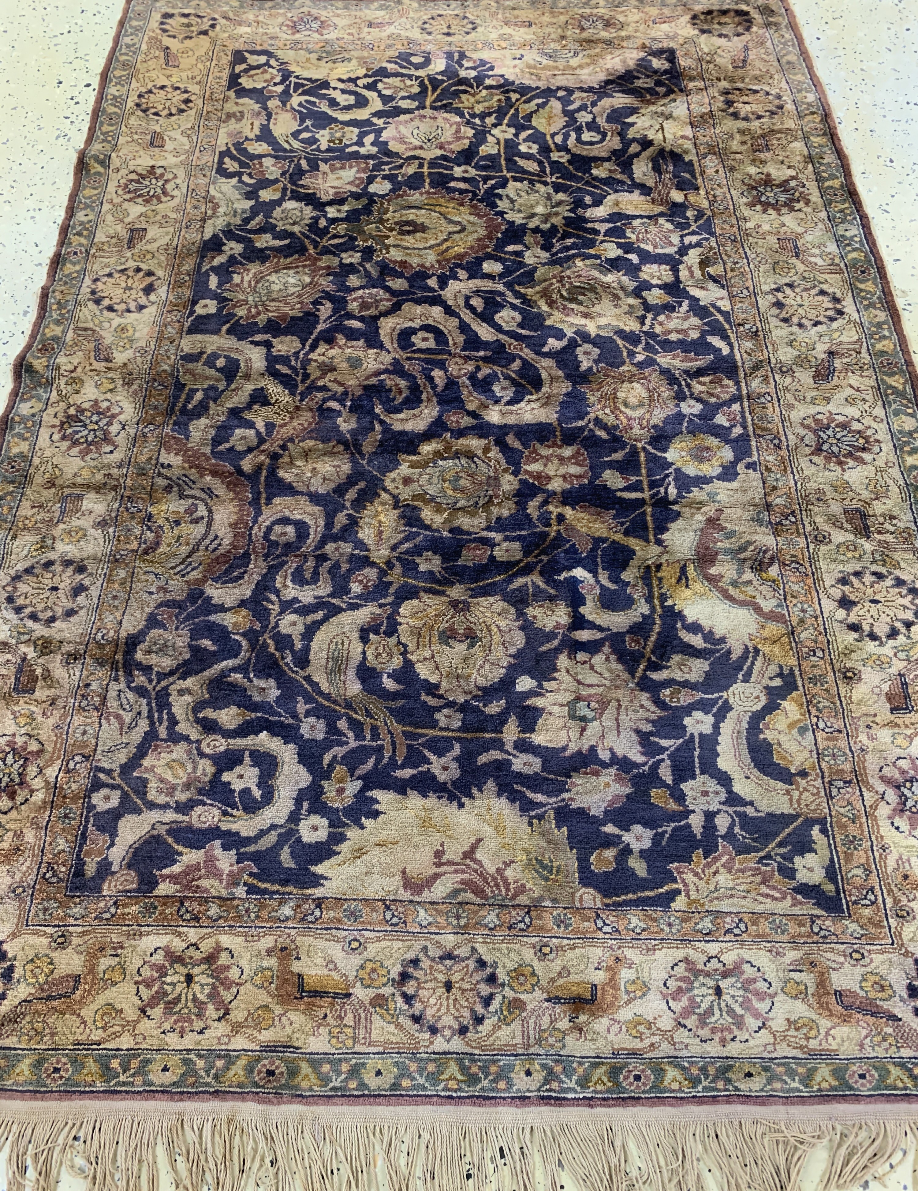Detail d: Kayseri Flosch, Türkei, Anfang 20.Jhd, merzerisierte Baumwolle, ca. 175 x 125 cm, EHZ: 2