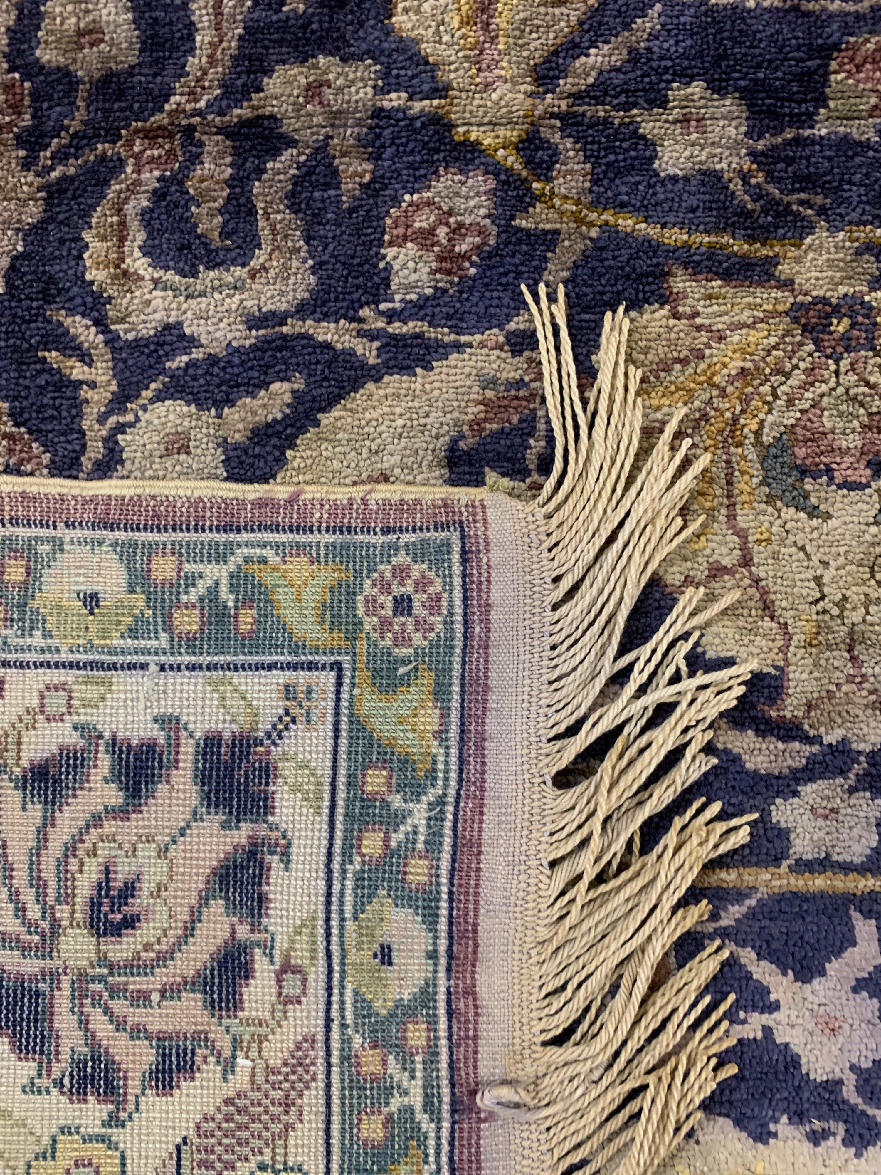 Detail e: Kayseri Flosch, Türkei, Anfang 20.Jhd, merzerisierte Baumwolle, ca. 175 x 125 cm, EHZ: 2
