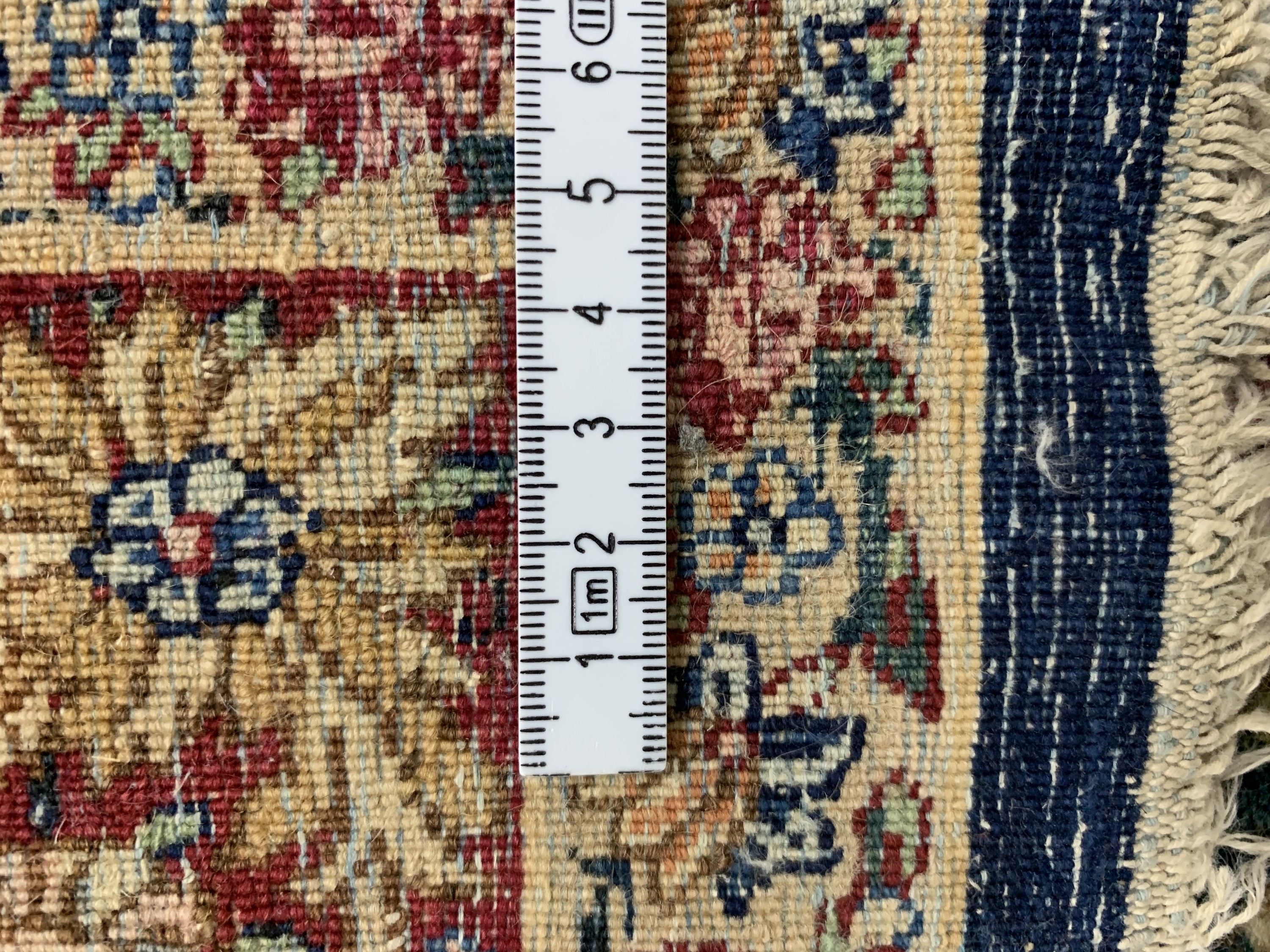Detail h: Kerman Lawar fein, Persien, Anfang 20.Jhd, Wolle auf Baumwolle, ca. 245 x 155 cm, EHZ: 2