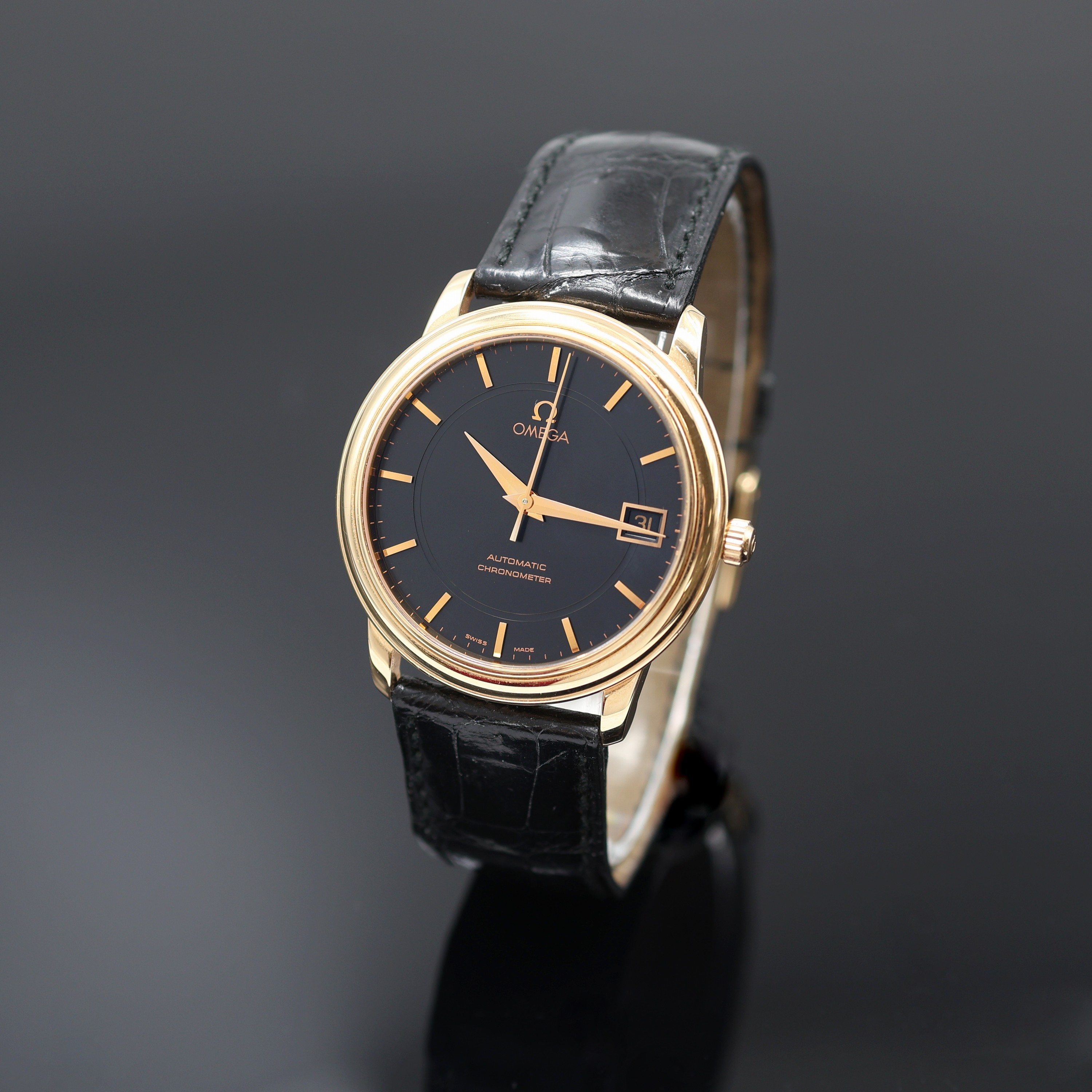 Image 27117998 - OMEGA De Ville auf 1120 Stück limitierter Armbandchronometer in RG 750/000 Referenz ...
