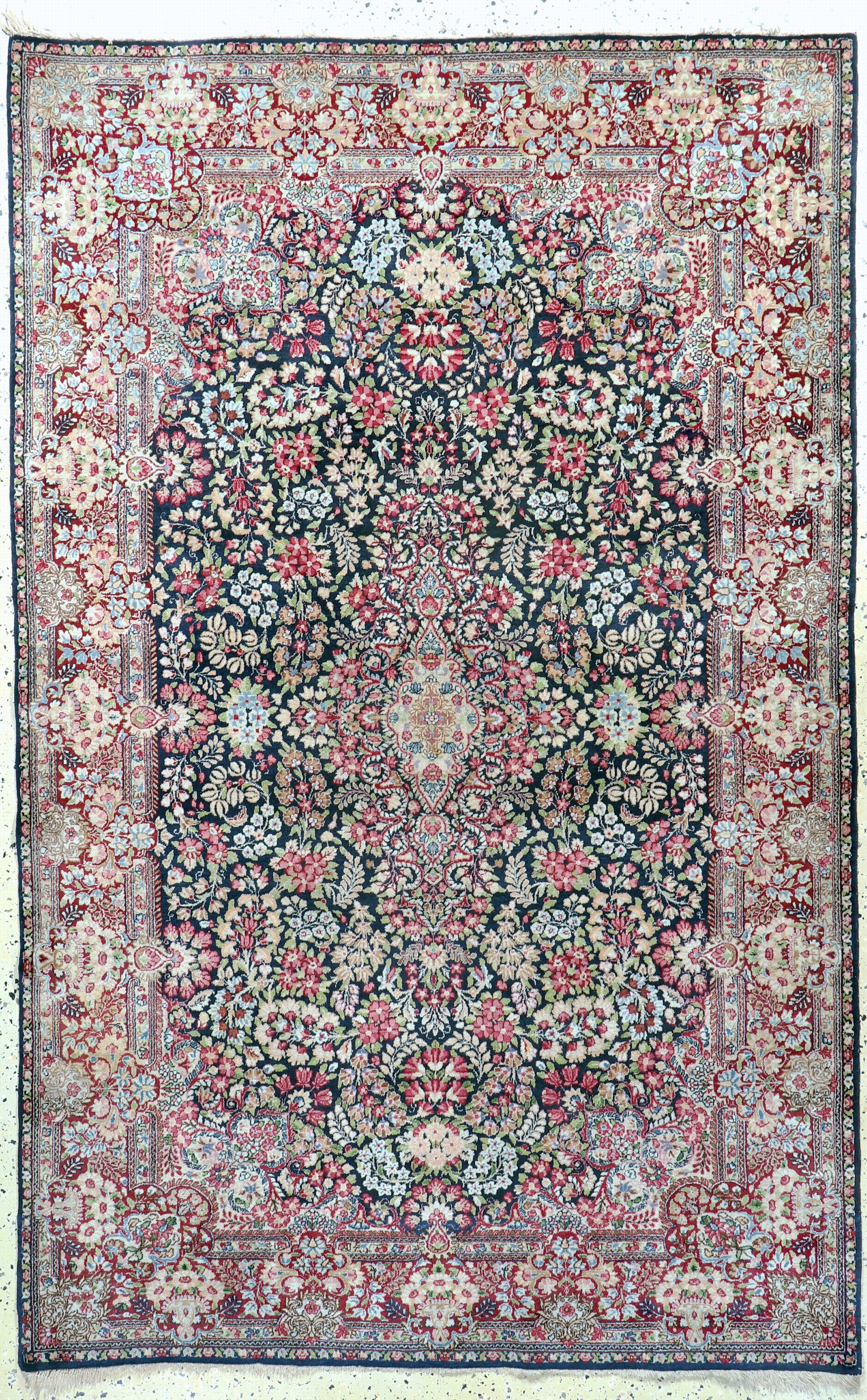 Image 27117999 - Kirman Lawar fine, Persia, mid-20th century, wool on cotton, approx. 220 x 140 cm, ...