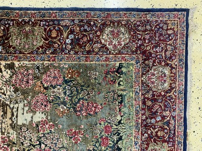 27117997a - Kerman Lawar fein, Persien, Anfang 20.Jhd, Wolle auf Baumwolle, ca. 245 x 155 cm, EHZ: ...