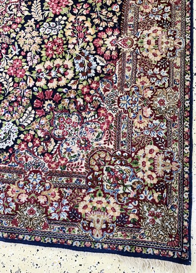 27117999a - Kirman Lawar fine, Persia, mid-20th century, wool on cotton, approx. 220 x 140 cm, ...