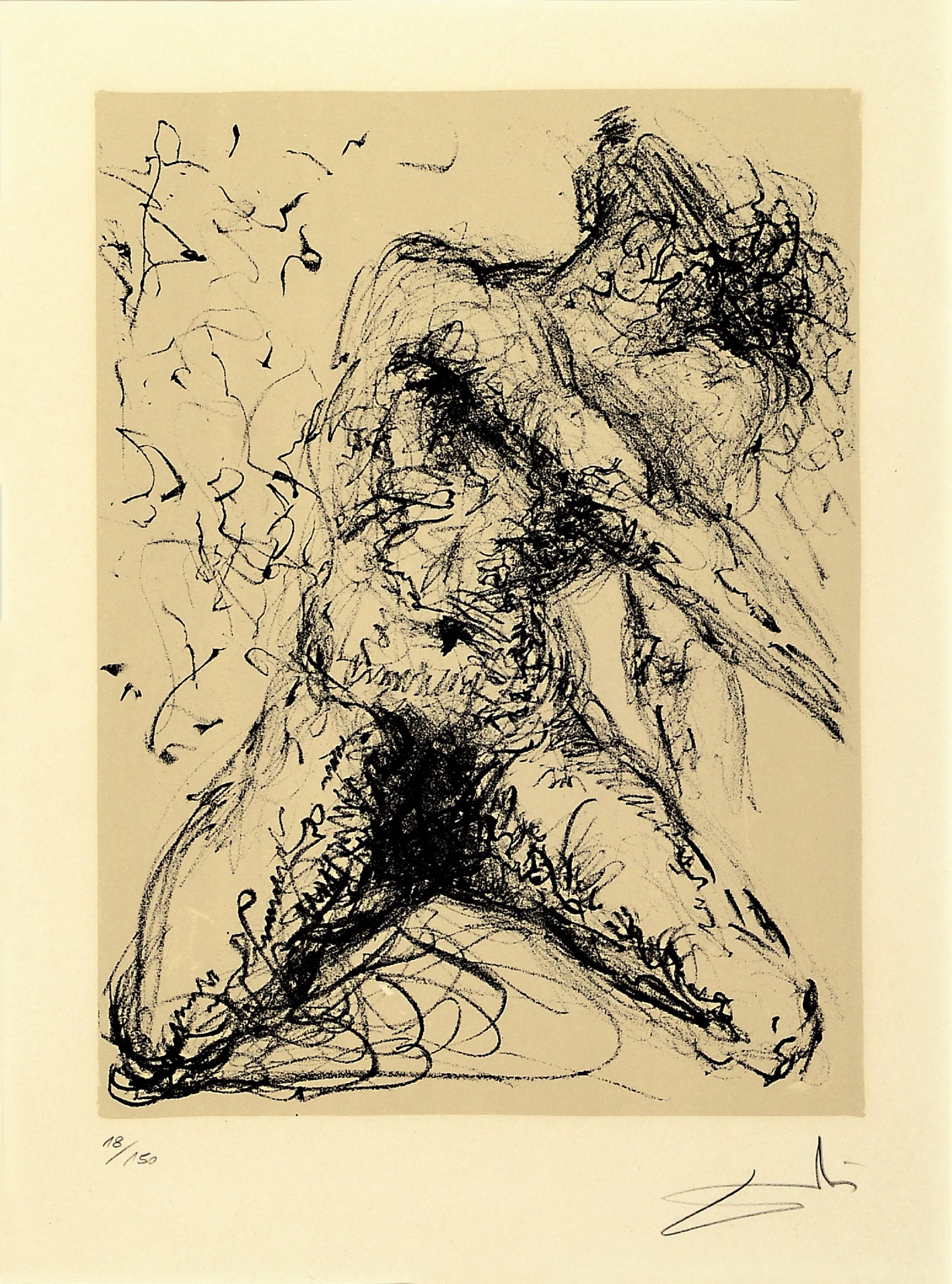 Image 27118004 - Salvador Dali, 1904-1989, Le Pecheur, aus der Serie Hommage a Meissonier, handsign. und ...