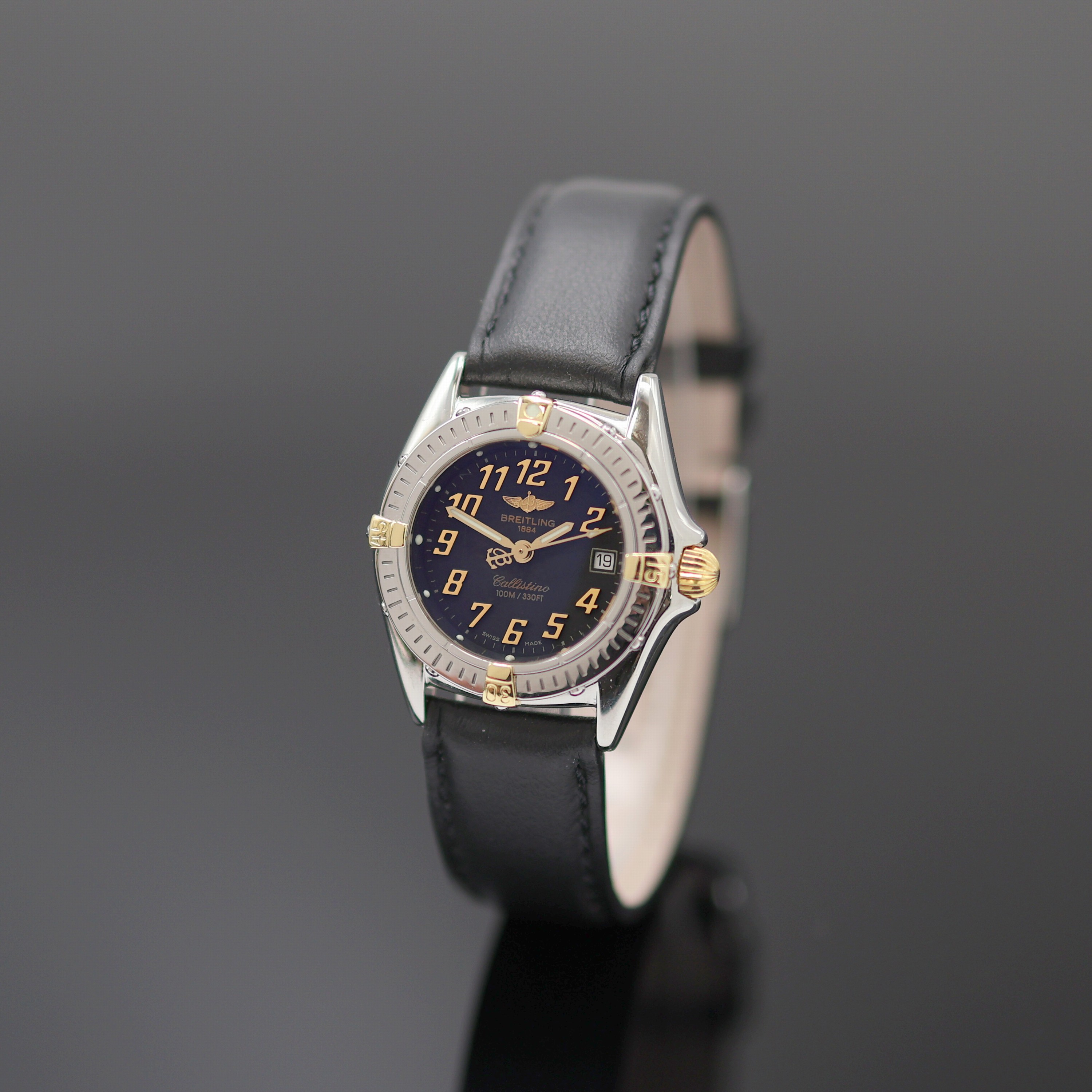 Image 27118016 - BREITLING Callistino Damenarmbanduhr Referenz B52345, quarz, Edelstahlgeh. inkl. neutr. ...