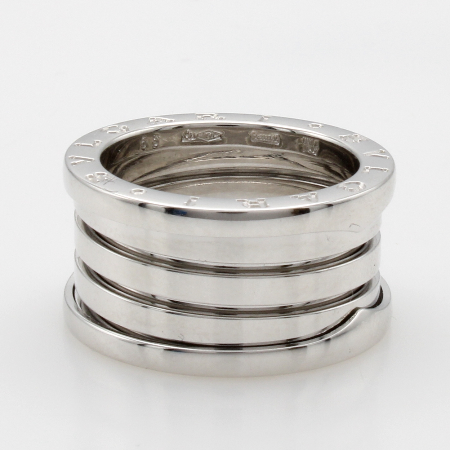 Image 27118030 - Ring ´Bvlgari Zero1´, WG 750/000, 4-Band, RW ca. 53, Gew. ca. 11g, orig. Etui u. Papiere ...