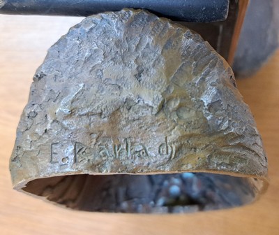 27118006c - Ernst Barlach, 1870-1938, Christus Maske, 1950er, Bronze, signiert, Gießerstempel H. ...