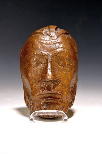 27118006k - Ernst Barlach, 1870-1938, Christus Maske, 1950er, Bronze, signiert, Gießerstempel H. ...