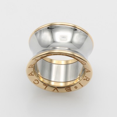 27118018a - Ring ´Bvlgari Anish Kapoor Zero1´, Stahl u. RG 750/000, RW ca. 51, orig. Etui u. Papiere ...