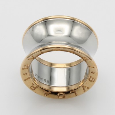 27118020a - Ring ´Bvlgari Anish Kapoor Zero1´, Stahl u. RG 750/000, RW ca. 52, orig. Etui u. Papiere ...