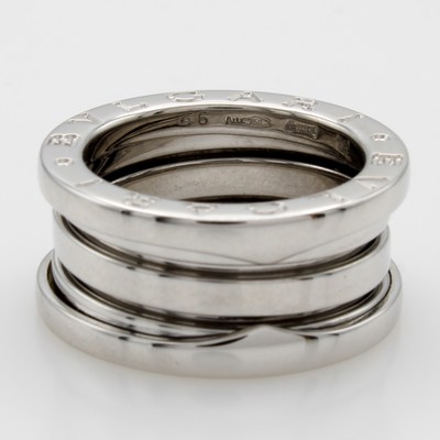 Image Ring ´Bvlgari Zero1´, WG 750/000, 3-Band, RW ca. 46, Gew. ca. 8.1g, orig. Etui u. ...