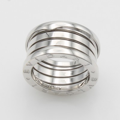 27118027a - Ring ´Bvlgari Zero1´, WG 750/000, 4-Band, RW ca. 51, Gew. ca. 10.7g, orig. Etui u. ...