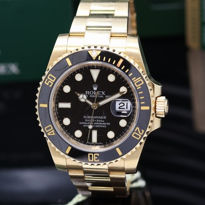 27118077a - ROLEX Herrenarmbanduhr Oyster Perpetual Date Submariner Referenz 116618 LN, Automatik, ...