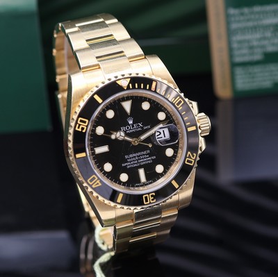 27118077b - ROLEX Herrenarmbanduhr Oyster Perpetual Date Submariner Referenz 116618 LN, Automatik, ...