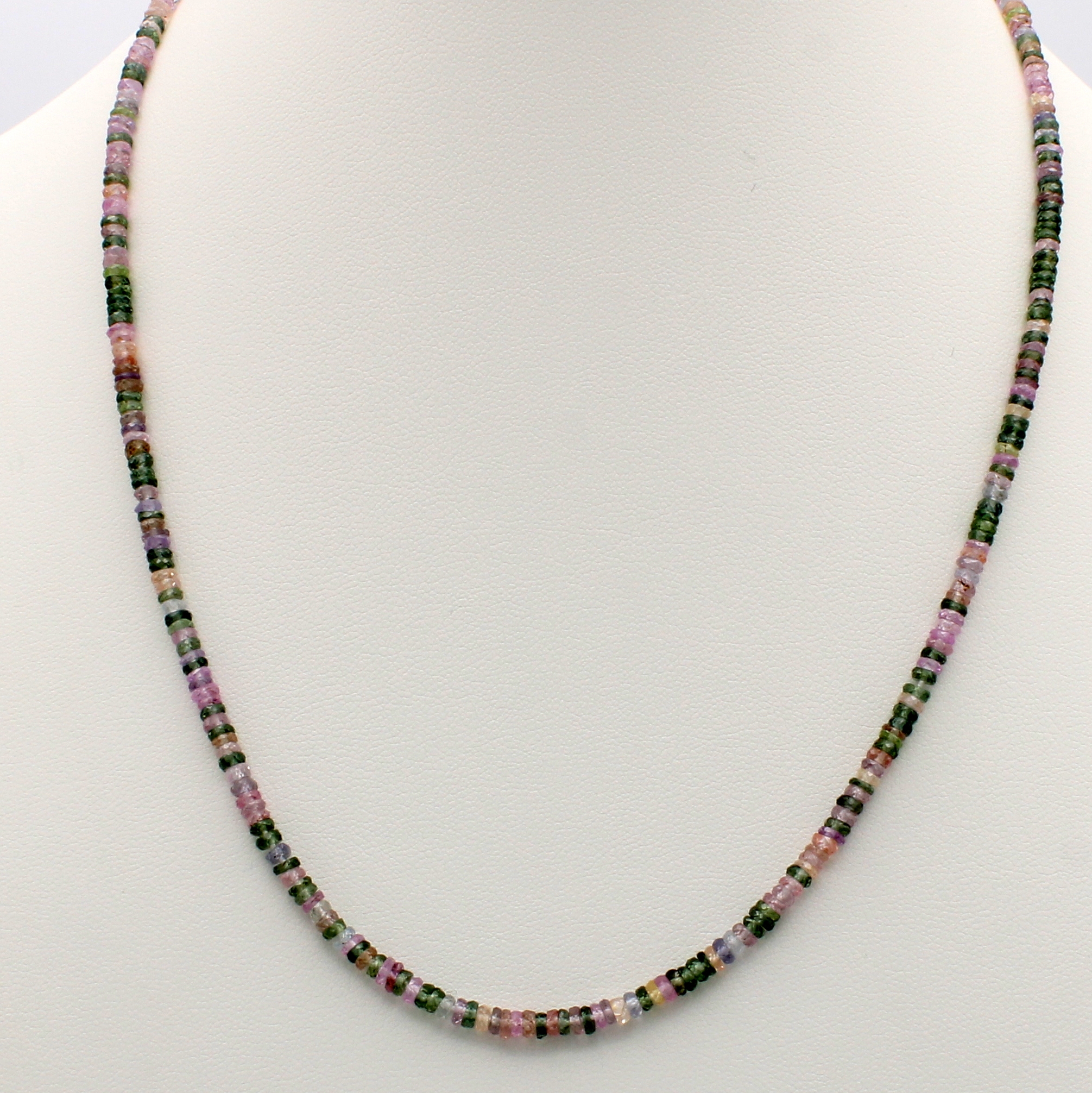 Image 27118223 - Saphirstrang, multicolourfarb. Saphirron- delle, D. ca. 3.5 mm, L. ca. 43 cm ...