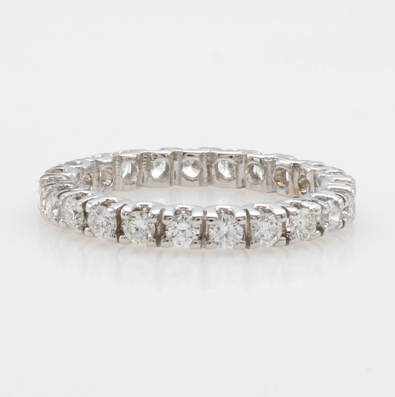 Image 27118285 - Memoryring mit Brillanten, WG 750/000, Brill. zus. ca. 0.85 ct Weiß-l.get.Weiß/si-p, ...