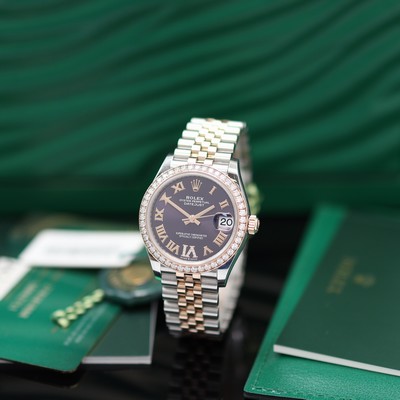 Image ROLEX ladies wristwatch Datejust 31 reference 278381RBR, self winding, superlative ...