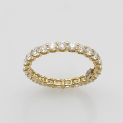 27118289a - Memoryring mit Brillanten, GG 750/000, Brill. zus. ca. 1.15 ct Weiß-l.get.Weiß/si-p, ...