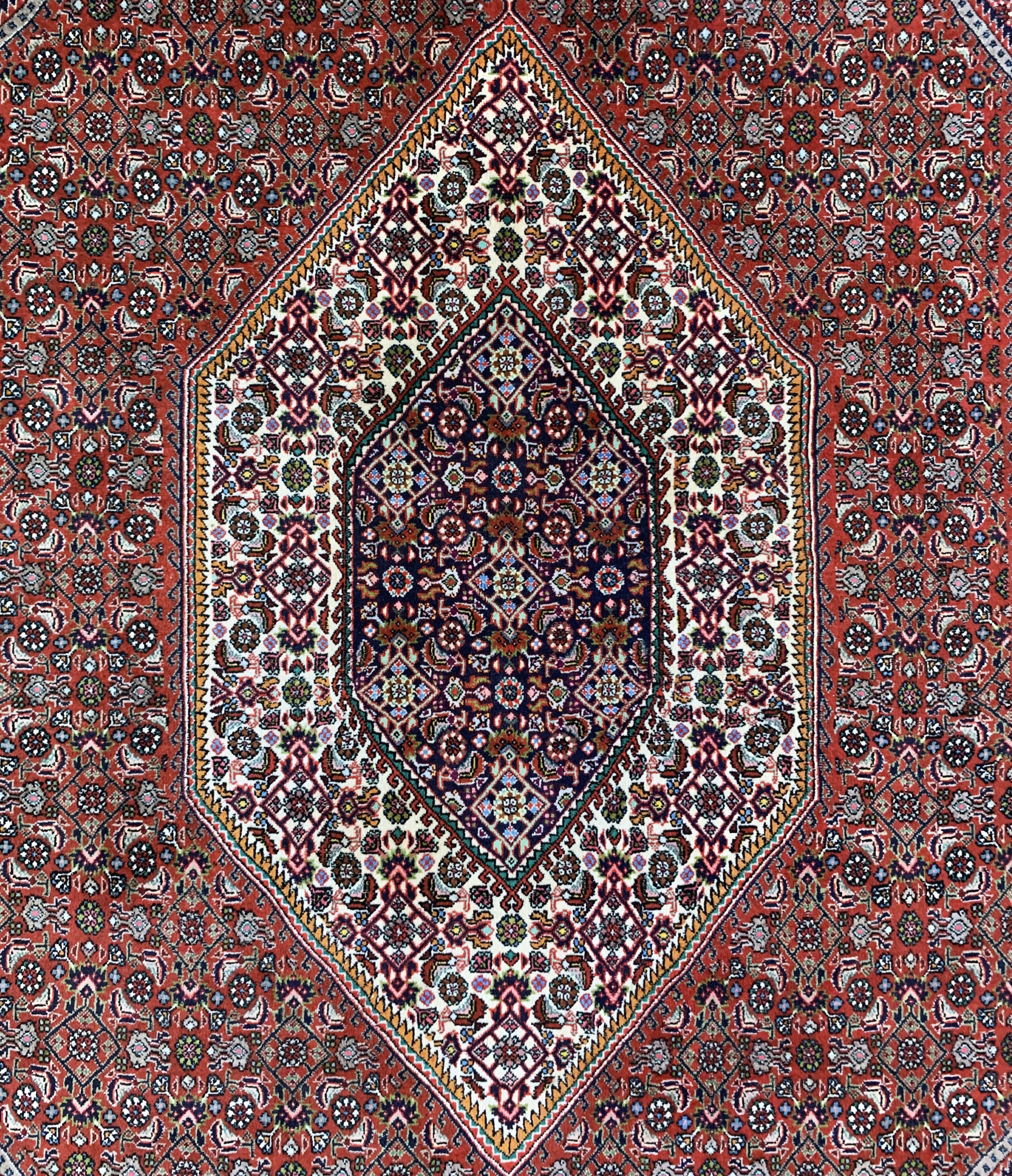 Detail c: Bidjar Kork fein, Persien, Ende 20.Jhd, Korkwolle auf Baumwolle, ca. 272 x 150 cm, EHZ: 1-2