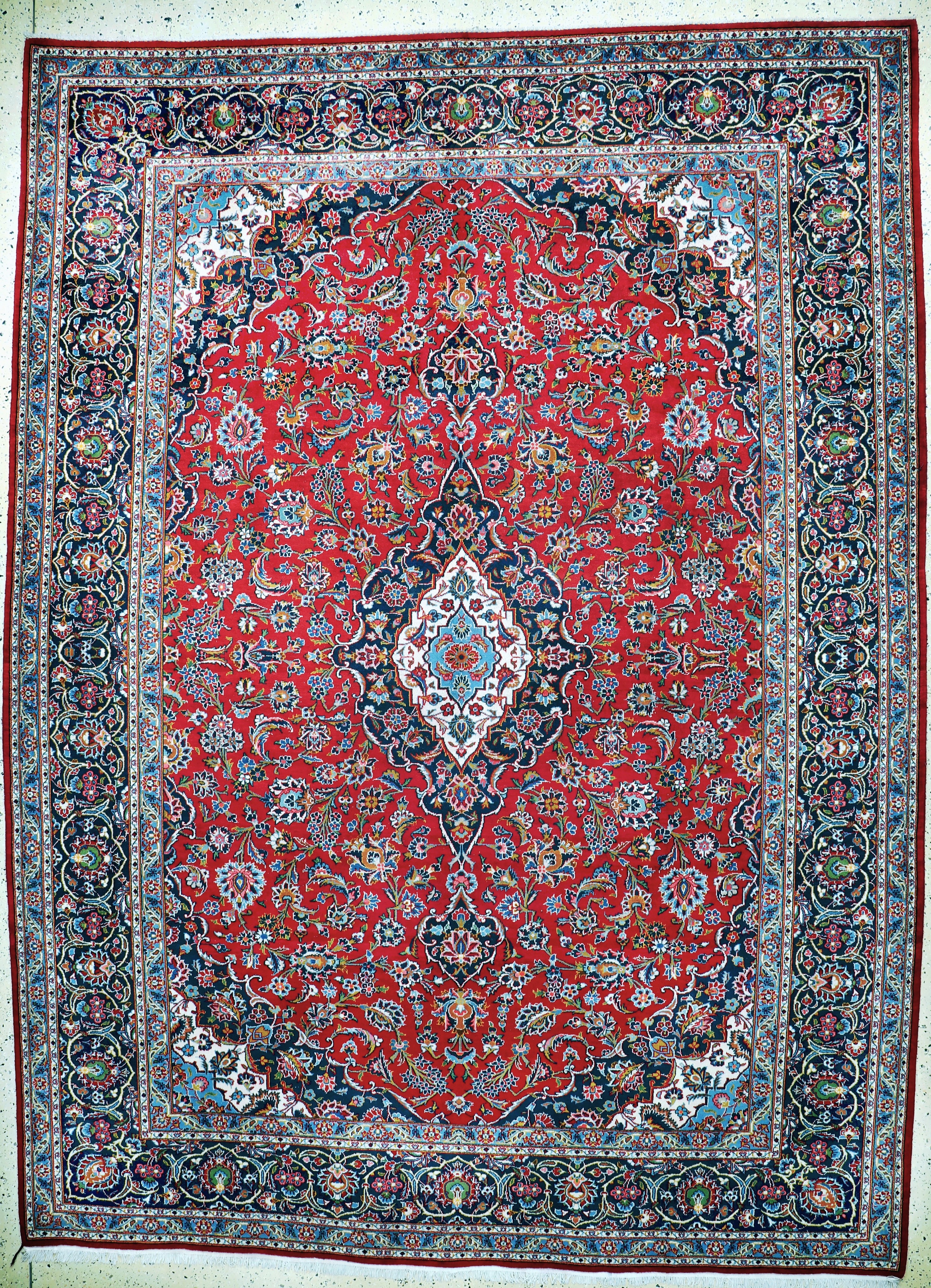 Image 27118329 - Keschan, Persien, Ende 20.Jhd, Wolle auf Baumwolle, ca. 370 x 275 cm, EHZ: 2 ...