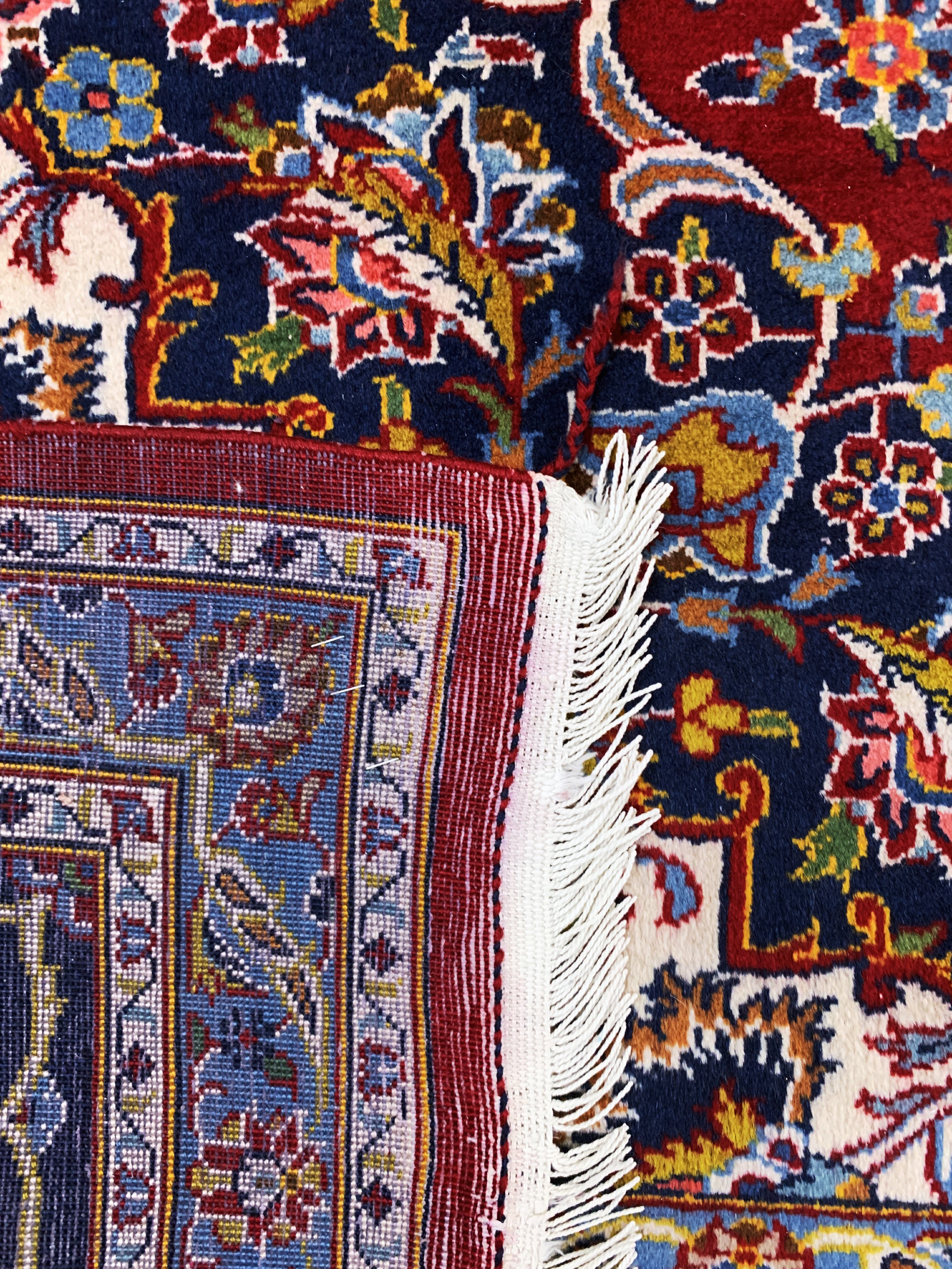 Detail k: Keschan, Persien, Ende 20.Jhd, Wolle auf Baumwolle, ca. 370 x 275 cm, EHZ: 2