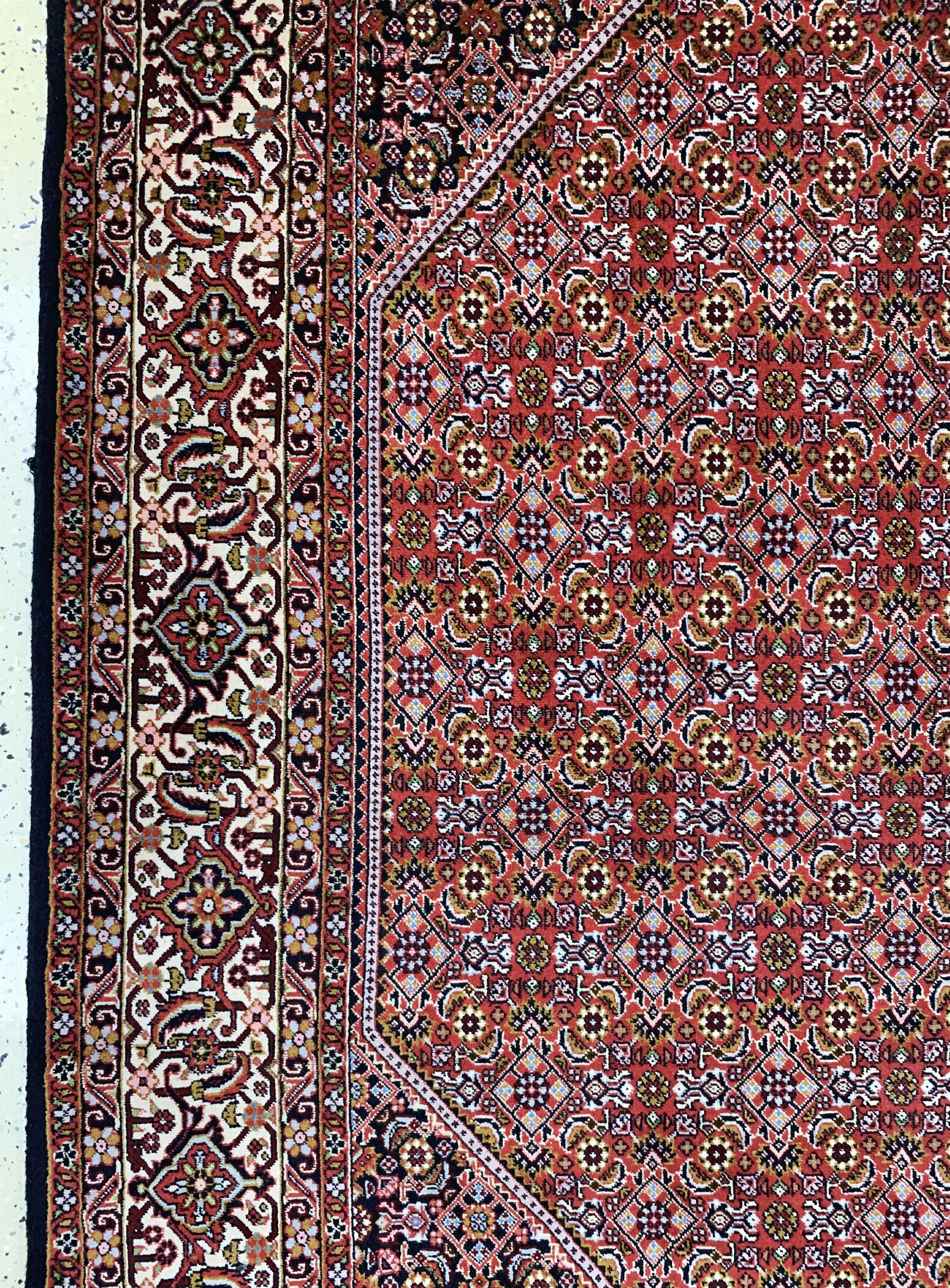 Detail c: Bidjar, Persien, Ende 20.Jhd, Wolle auf Baumwolle, ca. 350 x 247 cm, EHZ: 1-2