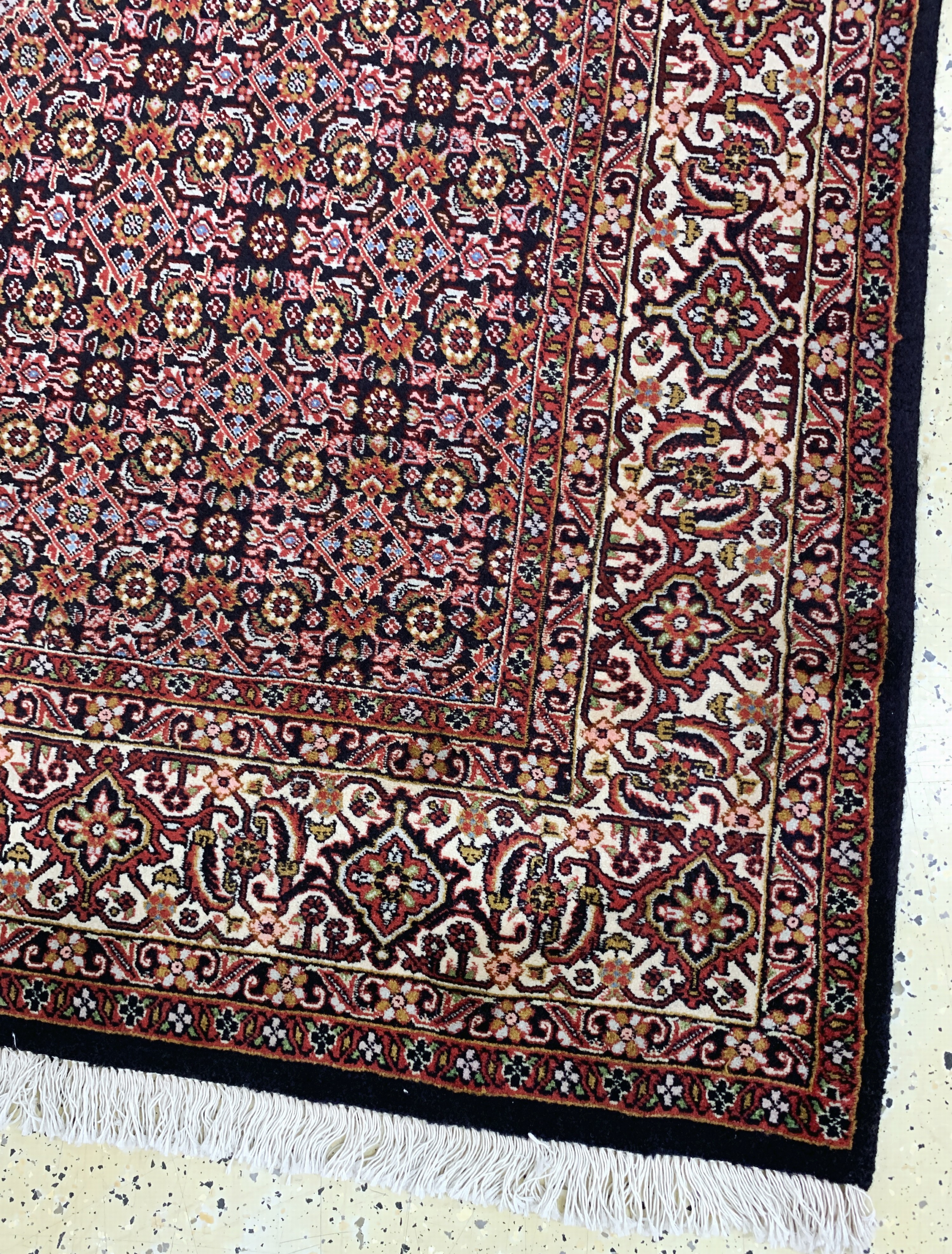 Detail f: Bidjar, Persien, Ende 20.Jhd, Wolle auf Baumwolle, ca. 350 x 247 cm, EHZ: 1-2