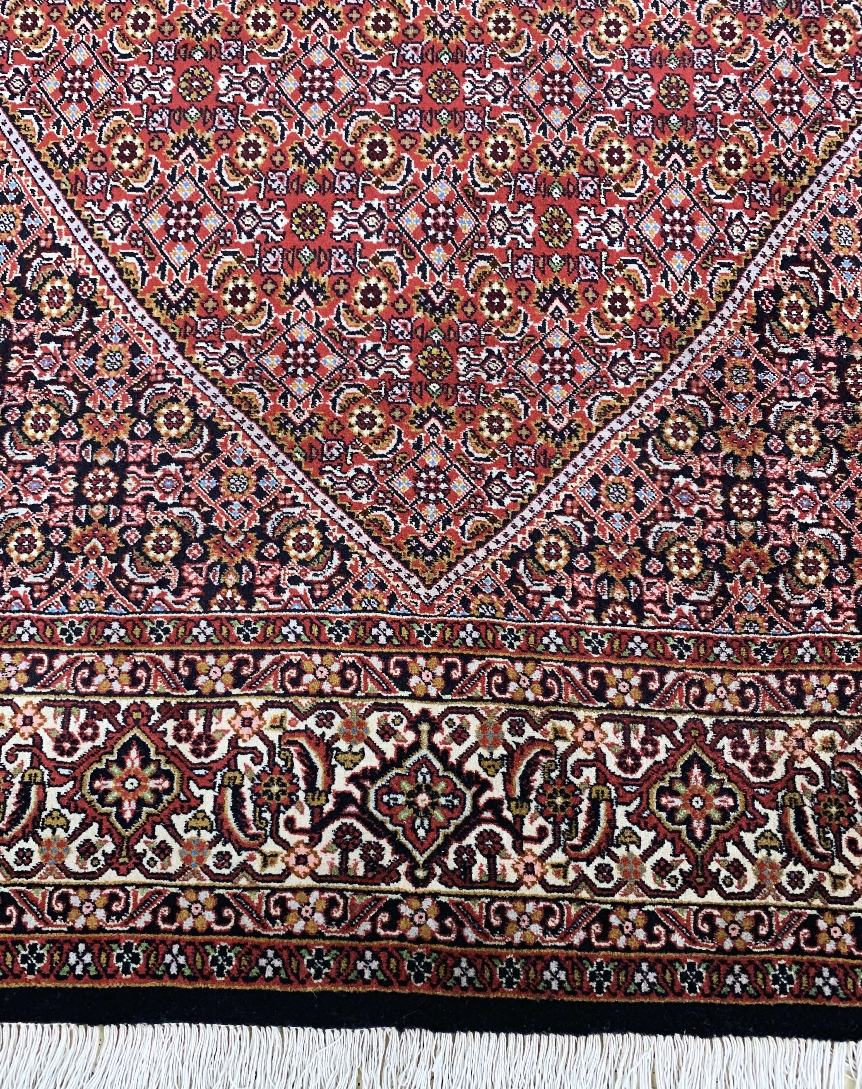 Detail g: Bidjar, Persien, Ende 20.Jhd, Wolle auf Baumwolle, ca. 350 x 247 cm, EHZ: 1-2