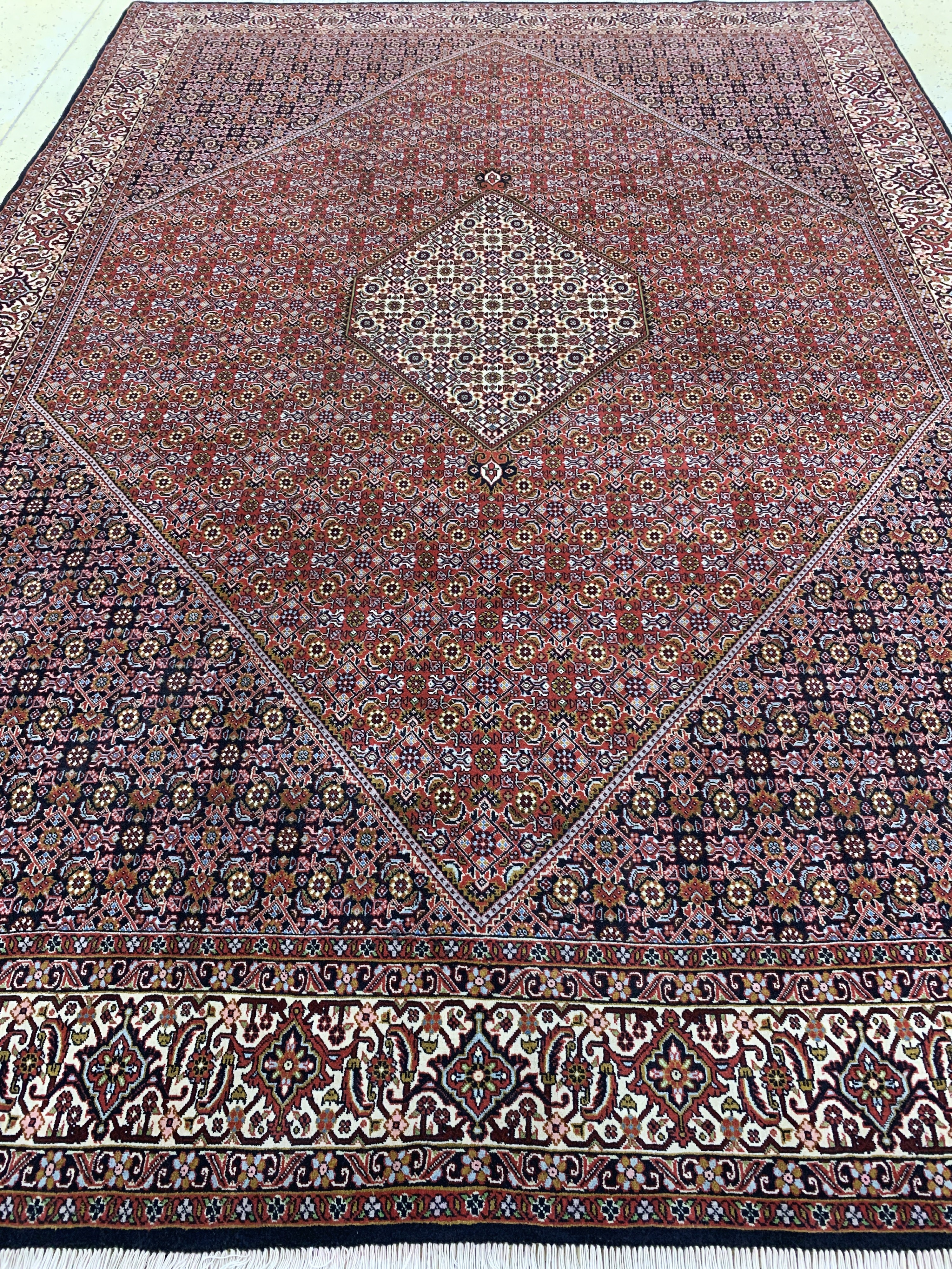 Detail i: Bidjar, Persien, Ende 20.Jhd, Wolle auf Baumwolle, ca. 350 x 247 cm, EHZ: 1-2