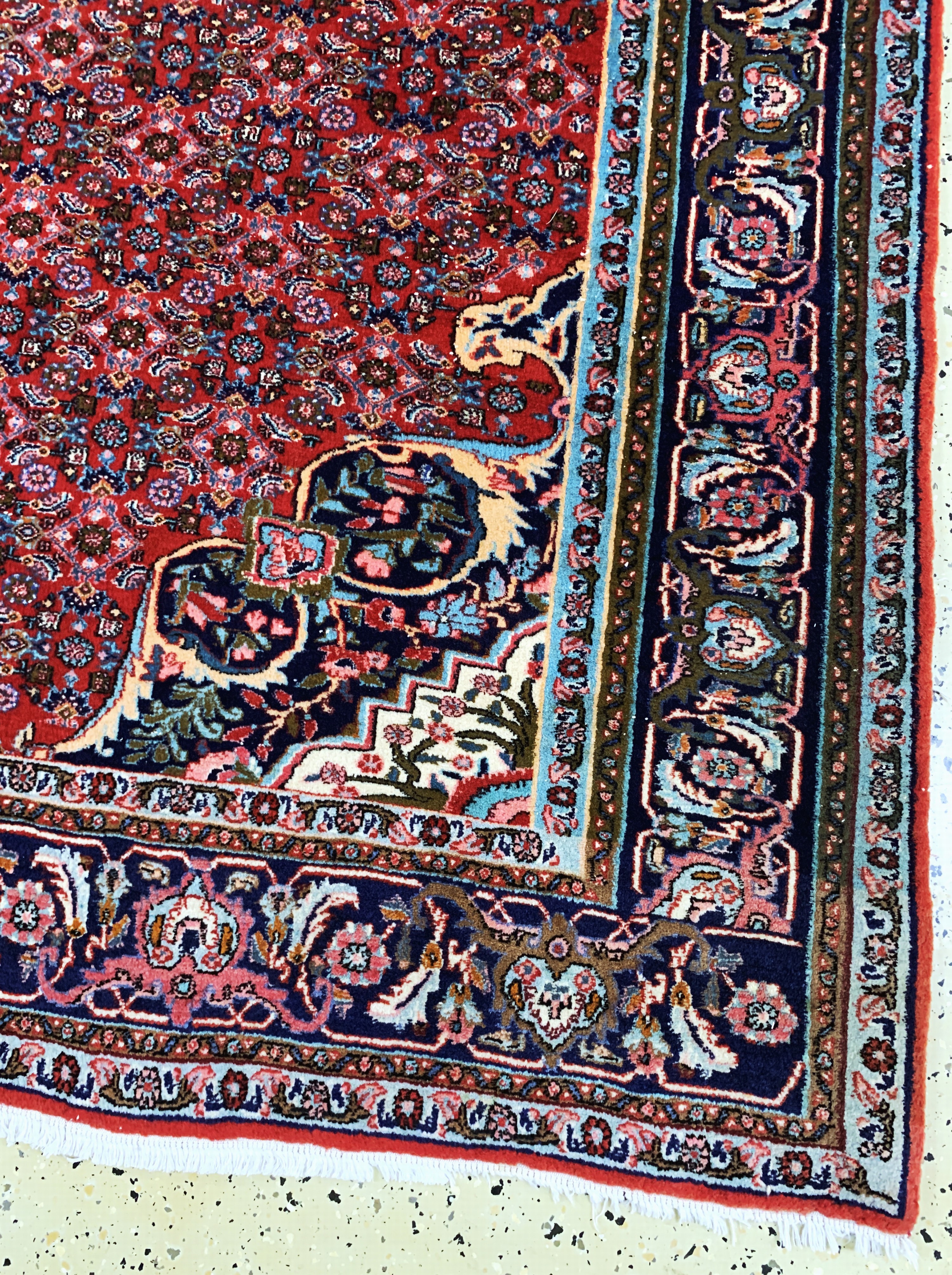 Detail a: Bidjar alt, Persien, Mitte 20.Jhd, Wolle auf Baumwolle, ca. 330 x 225 cm, EHZ: 1-2