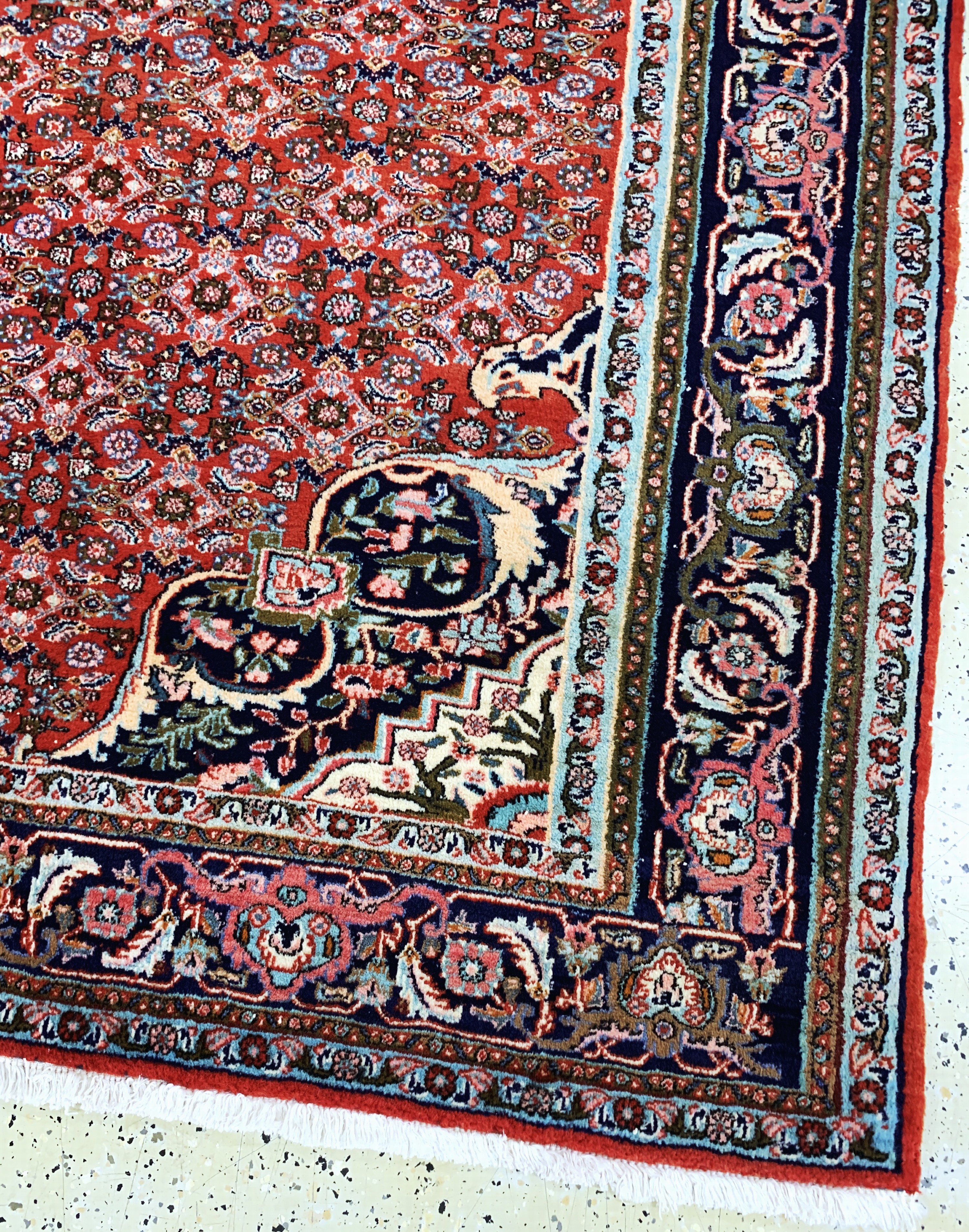 Detail d: Bidjar alt, Persien, Mitte 20.Jhd, Wolle auf Baumwolle, ca. 330 x 225 cm, EHZ: 1-2
