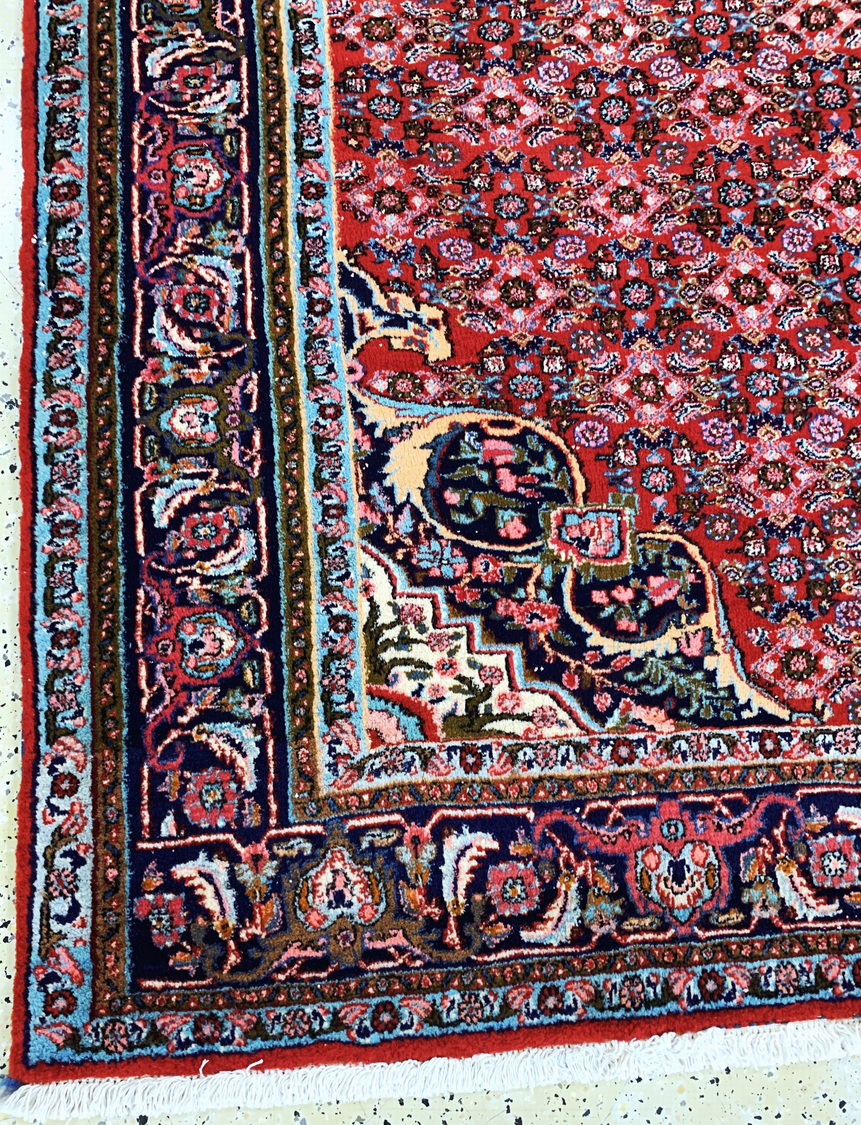 Detail e: Bidjar alt, Persien, Mitte 20.Jhd, Wolle auf Baumwolle, ca. 330 x 225 cm, EHZ: 1-2