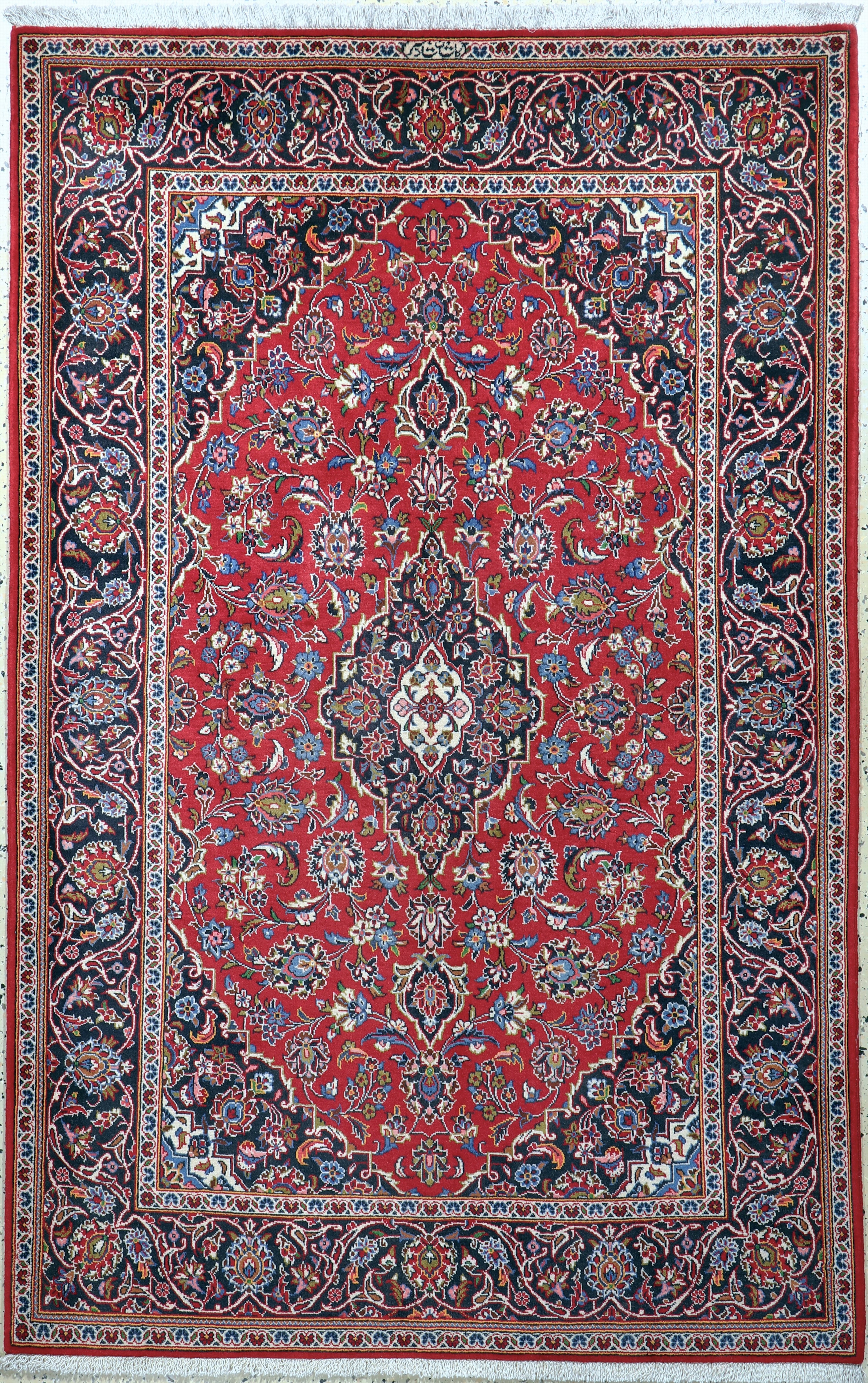 Image 27118335 - Keschan´Shadsar´signiert, Persien, Ende 20.Jhd, Wolle auf Baumwolle, ca. 215 x 140 ...