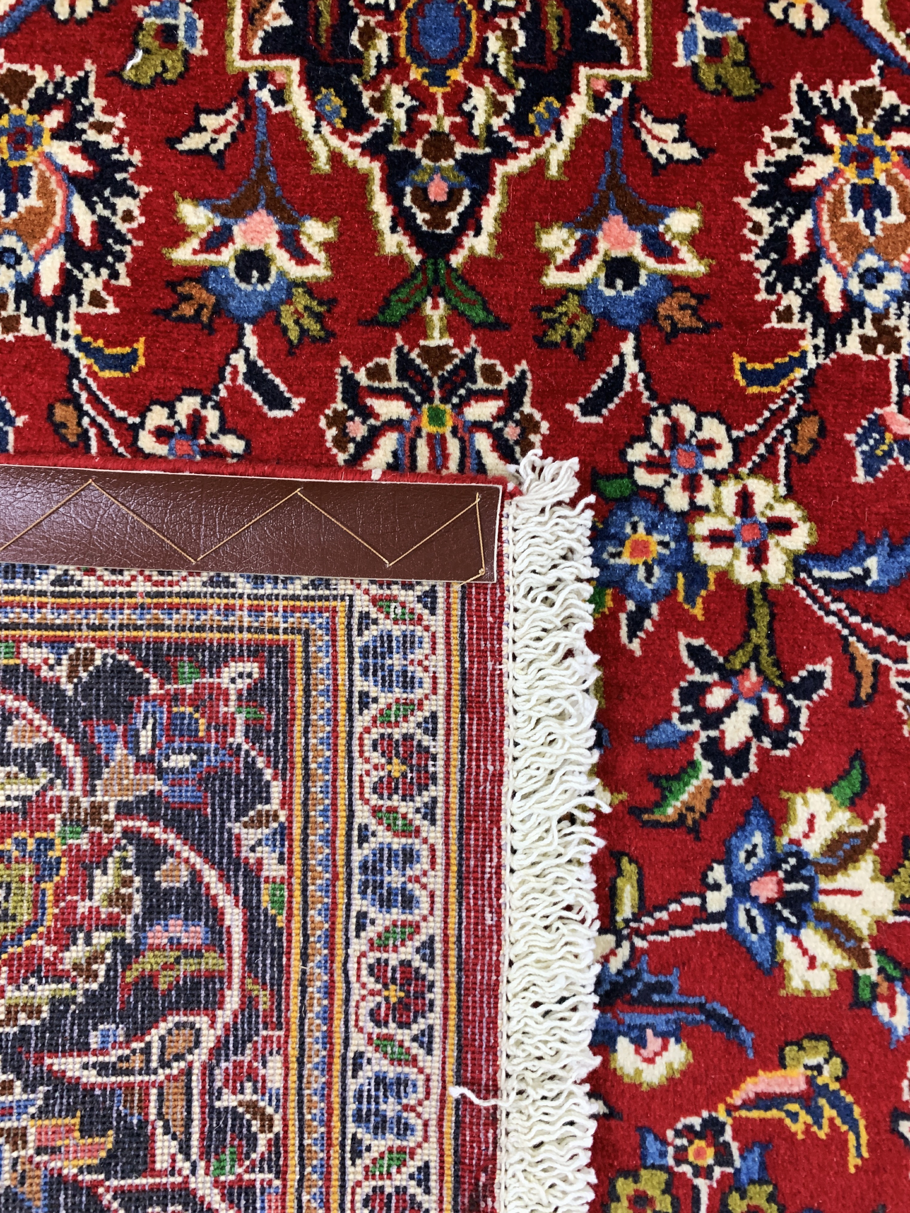 Detail e: Keschan"Shadsar"signiert, Persien, Ende 20.Jhd, Wolle auf Baumwolle, ca. 215 x 140 cm,EHZ:(nahezu neuwertig)