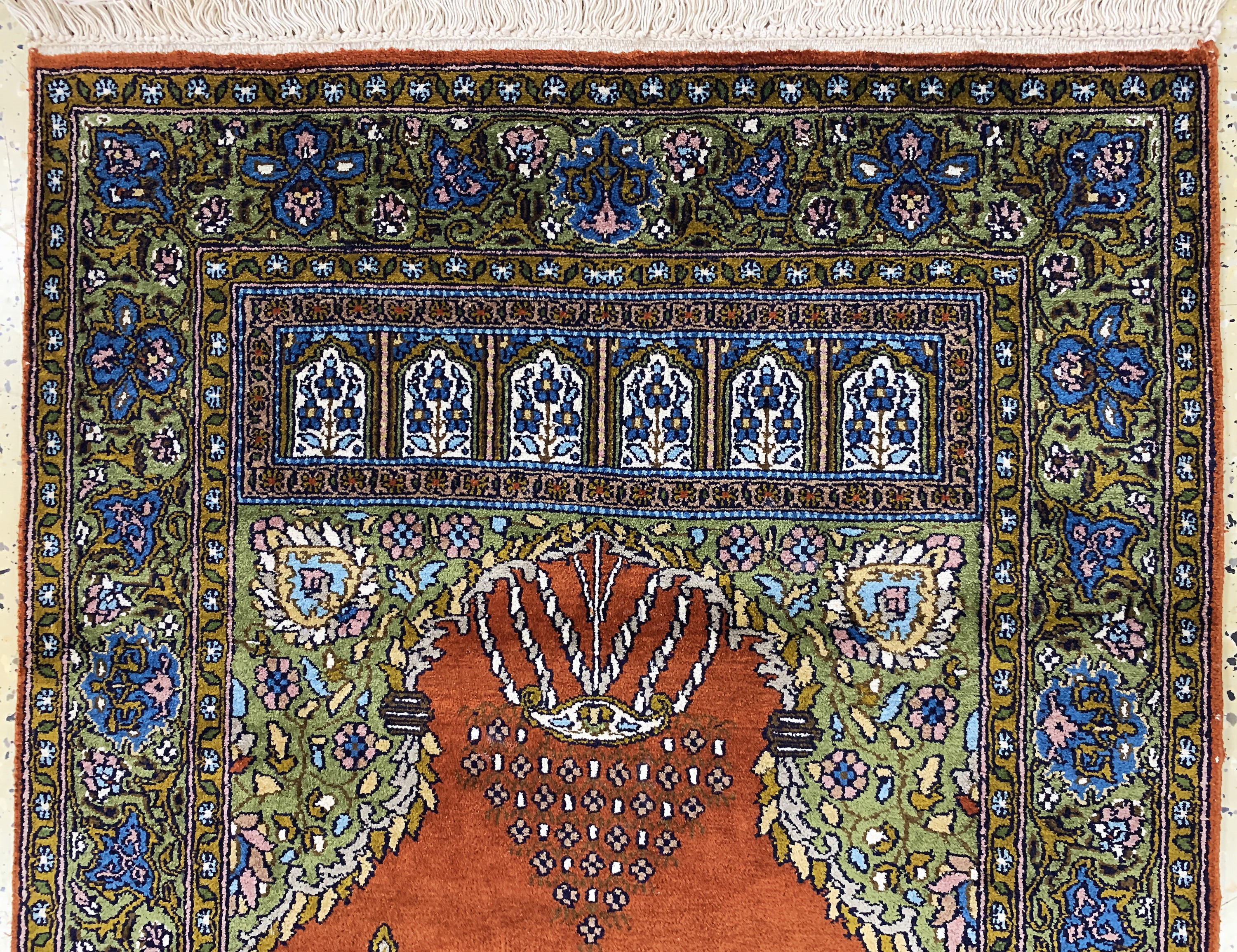 Detail a: 2 Lots Kaschmir, Indien, Ende 20.Jhd, Kunstseide, ca. 135 x 80 cm & ca. 120 x 80 cm, EHZ:(nahezu neuwertig)