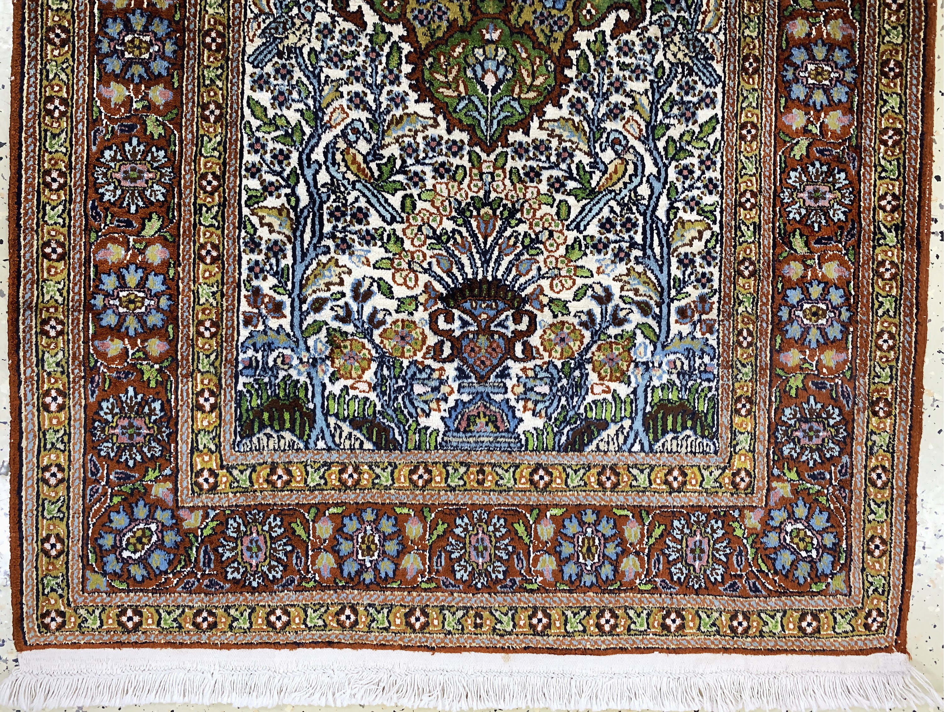 Detail f: 2 Lots Kaschmir, Indien, Ende 20.Jhd, Kunstseide, ca. 135 x 80 cm & ca. 120 x 80 cm, EHZ:(nahezu neuwertig)