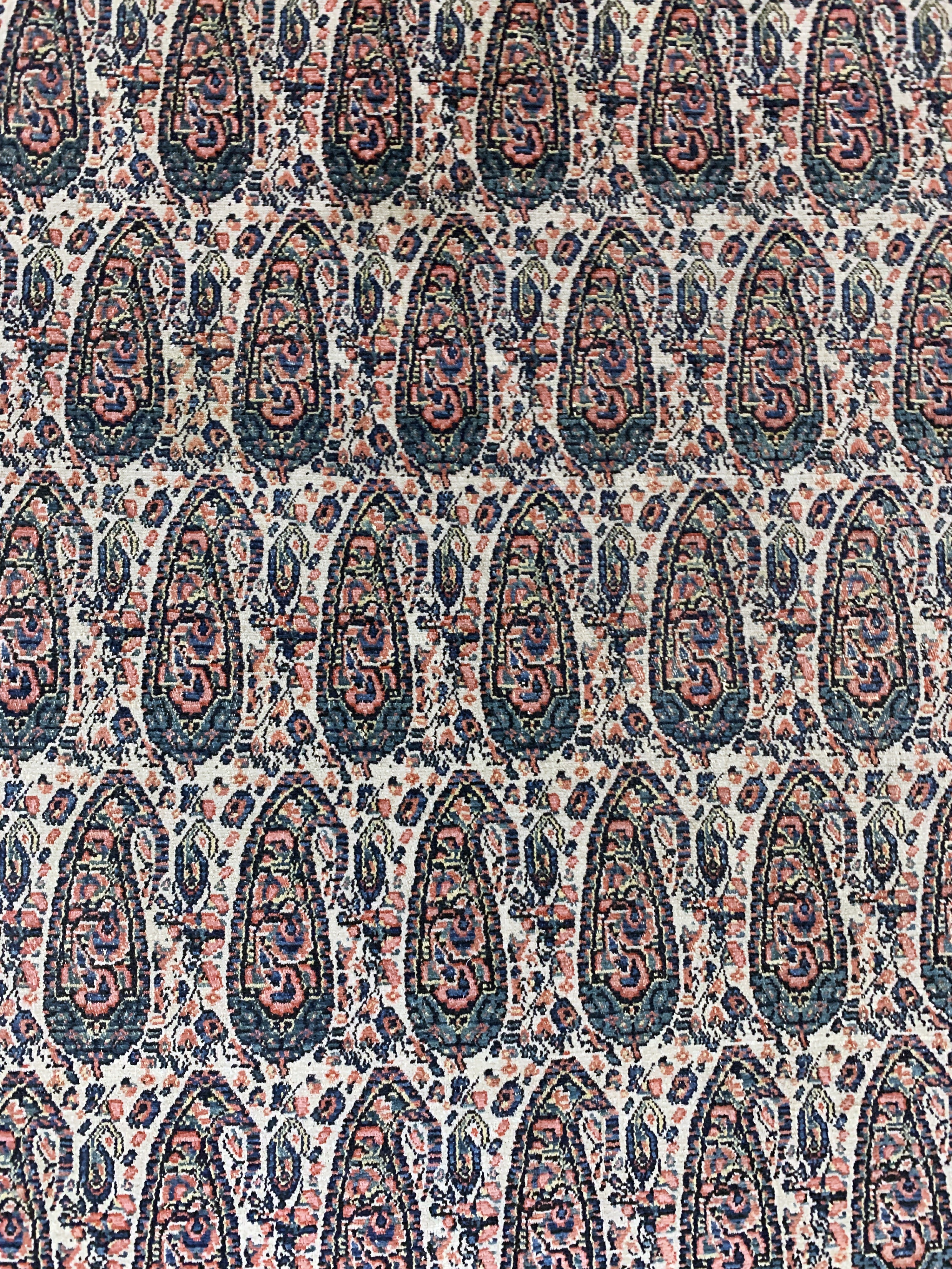 Detail c: Senneh antik, Persien, um 1900, Wolle auf Baumwolle, ca. 200 x 140 cm, EHZ: 3