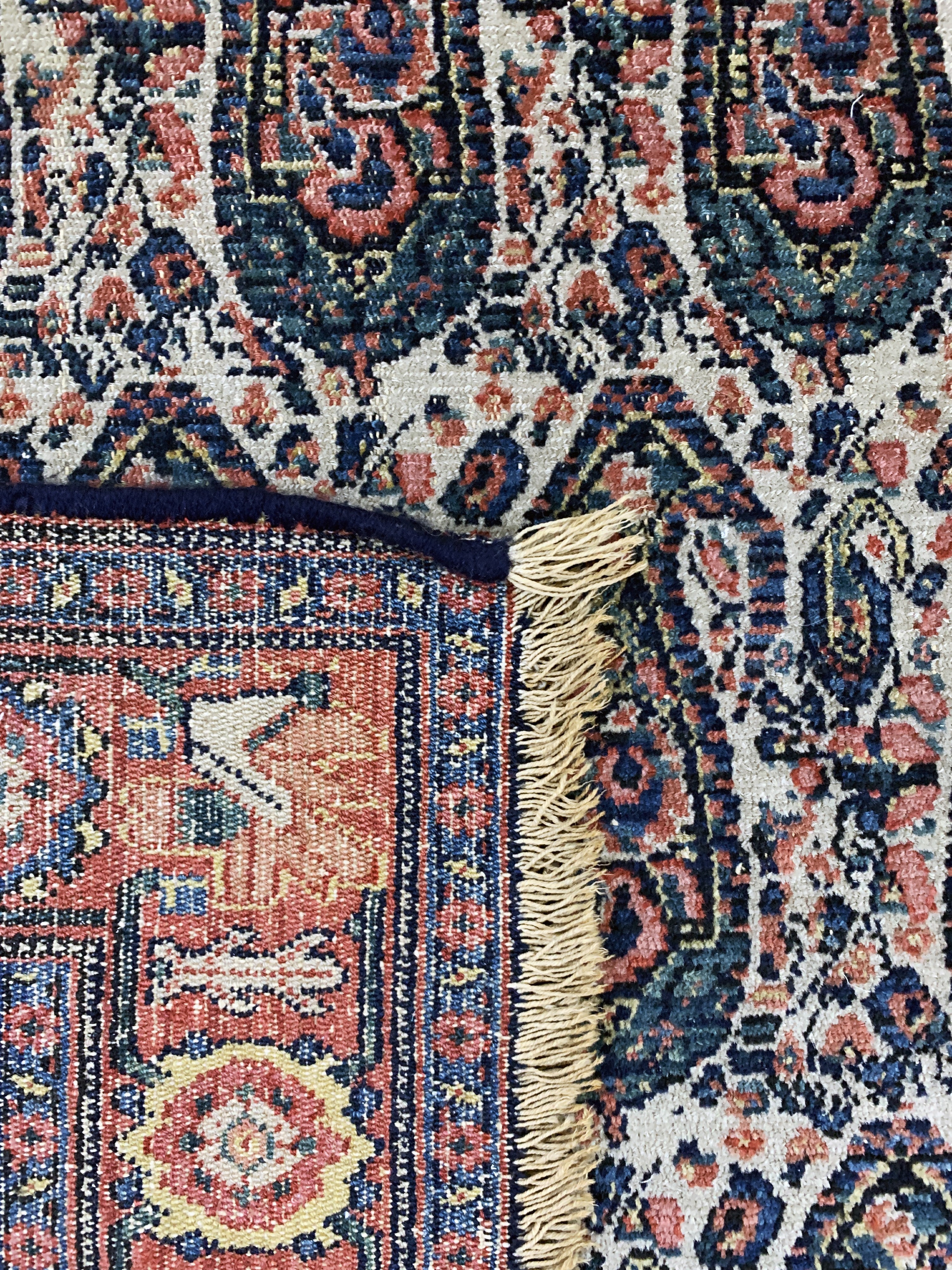 Detail f: Senneh antik, Persien, um 1900, Wolle auf Baumwolle, ca. 200 x 140 cm, EHZ: 3