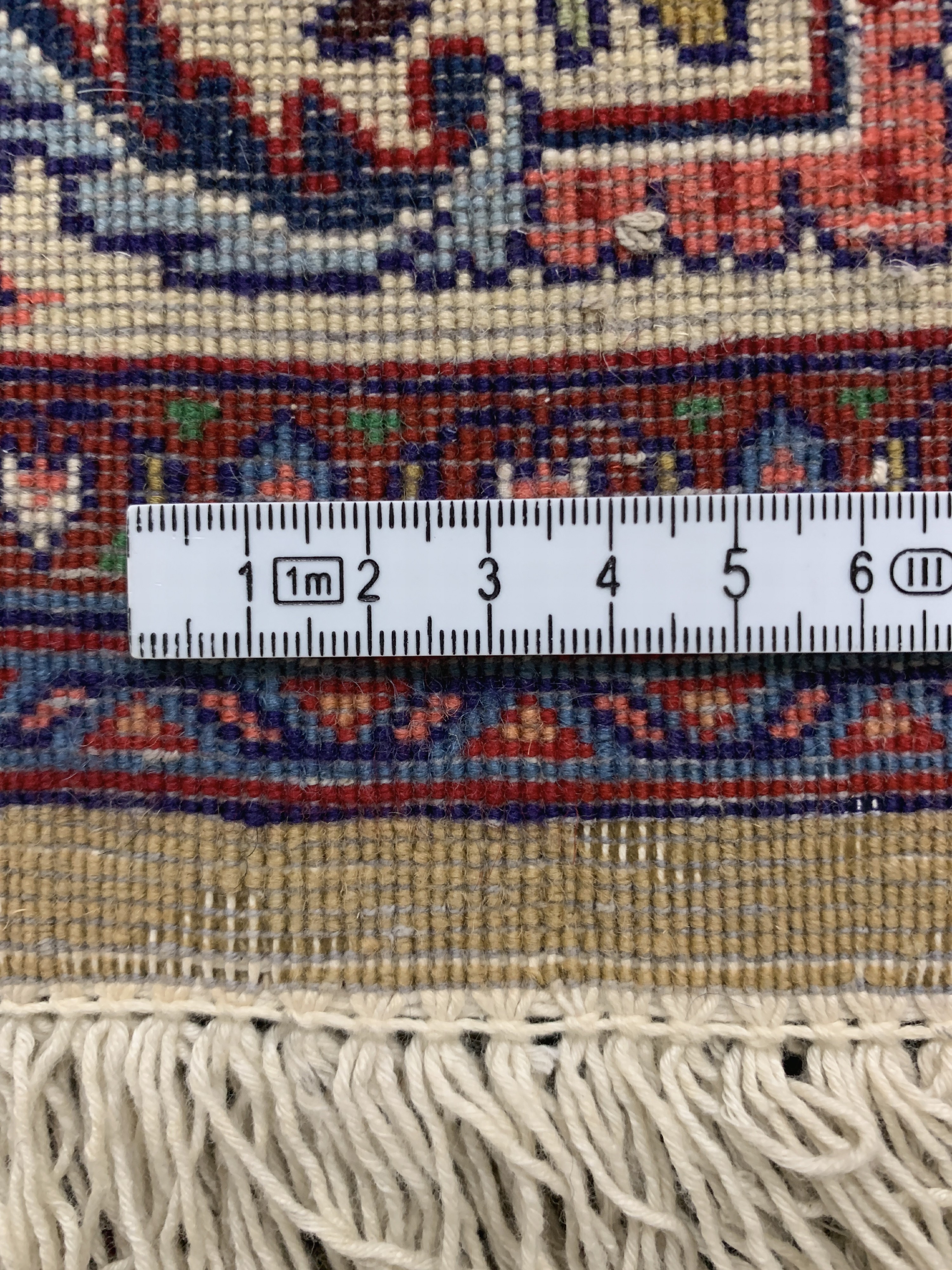Detail e: Sarogh Ghiasabad fein, Persien, Mitte 20.Jhd, Korkwolle auf Baumwolle, ca. 160 x 110cm, ca. 500.000 Kn/qm, EHZ:(nahezu neuwertig)