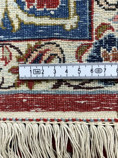 27118323g - Najafabad fein, Persien, Mitte 20.Jhd, Wolle auf Baumwolle, ca. 215 x 150 cm, EHZ: 2 ...