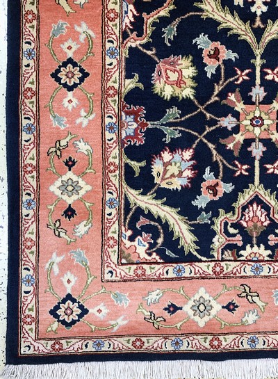 27118327b - Yazd, Persien, Ende 20.Jhd, Wolle auf Baumwolle, ca. 205 x 195 cm, EHZ:1(nahezu ...