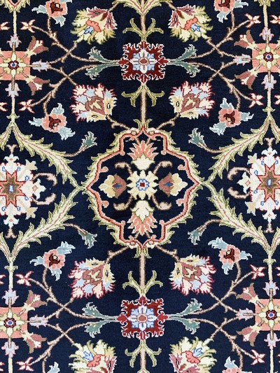 27118327c - Yazd, Persien, Ende 20.Jhd, Wolle auf Baumwolle, ca. 205 x 195 cm, EHZ:1(nahezu ...