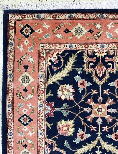 27118327d - Yazd, Persien, Ende 20.Jhd, Wolle auf Baumwolle, ca. 205 x 195 cm, EHZ:1(nahezu ...