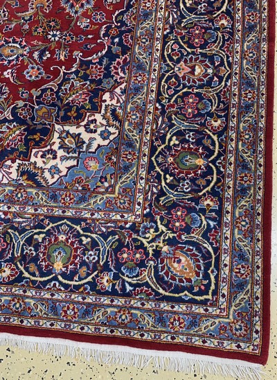 27118329a - Keschan, Persien, Ende 20.Jhd, Wolle auf Baumwolle, ca. 370 x 275 cm, EHZ: 2 ...