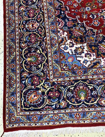 27118329c - Keschan, Persien, Ende 20.Jhd, Wolle auf Baumwolle, ca. 370 x 275 cm, EHZ: 2 ...