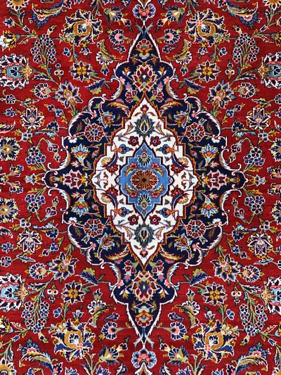 27118329e - Keschan, Persien, Ende 20.Jhd, Wolle auf Baumwolle, ca. 370 x 275 cm, EHZ: 2 ...