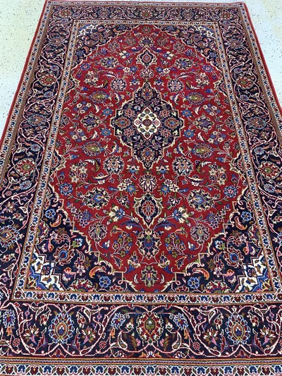 27118335d - Keschan´Shadsar´signiert, Persien, Ende 20.Jhd, Wolle auf Baumwolle, ca. 215 x 140 ...