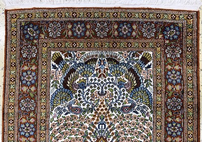 27118336e - 2 Lots Kaschmir, Indien, Ende 20.Jhd, Kunstseide, ca. 135 x 80 cm & ca. 120 x 80 cm, ...