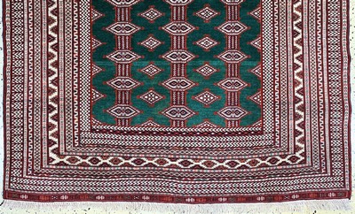 27118340b - Torkmen fein, Persien, Mitte 20.Jhd, Wolle auf Seide, ca. 187 x 135 cm, EHZ: 2 ...