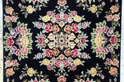 27118375c - Täbriz fein(50 Raj), Persien, Ende 20.Jhd, Korkwolle mit Seide, ca. 150 x 98 cm, ca. ...